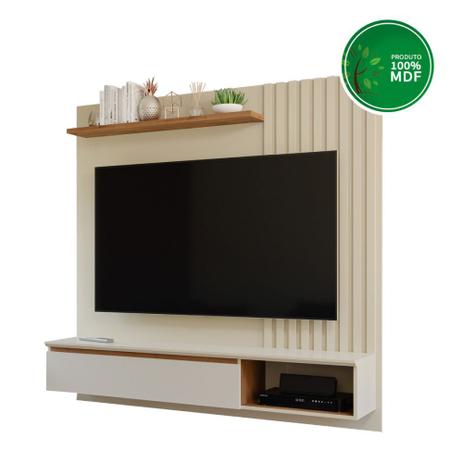 Painel para Tv Murano Permobili Fendi/Nature Menor preço em Painel para Tv Murano Permobili Fendi/Nature