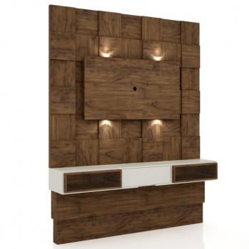 Painel para TV TB125L com Led Nobre/Off White - Dalla costa Menor preço em Painel para TV TB125L com Led Nobre/Off White - Dalla costa