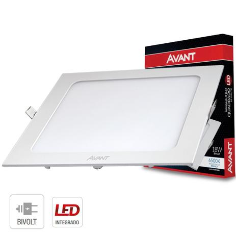 Painel Plafon Led 18w Quadrado Embutir Branco Frio Luminária - Avant é boa?