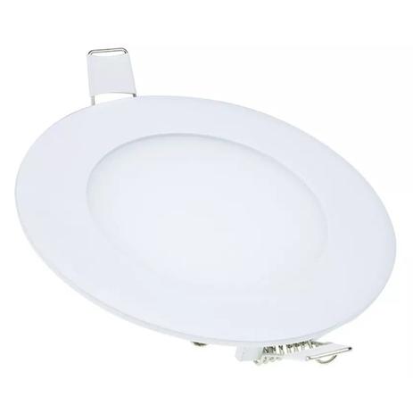 Painel Plafon Led 6w Redondo Embutir 6500K Branco Frio - Luminária Decoração Casa Loja - Super Led Menor preço em Painel Plafon Led 6w Redondo Embutir 6500K Branco Frio - Luminária Decoração Casa Loja - Super Led
