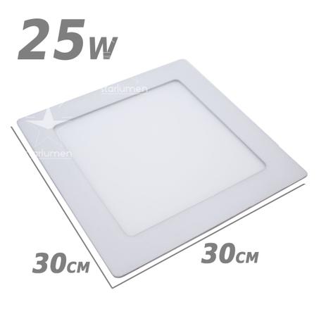 Painel Plafon LED de embutir 25w 30 x 30cm 6000k branco frio st179 - Starlumen Menor preço em Painel Plafon LED de embutir 25w 30 x 30cm 6000k branco frio st179 - Starlumen