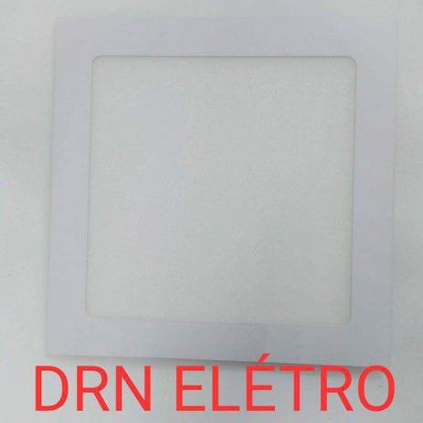 Painel Plafon Luminária 12w Led Quadrado Embutir Branco Frio - Drn elétro / importadora Menor preço em Painel Plafon Luminária 12w Led Quadrado Embutir Branco Frio - Drn elétro / importadora