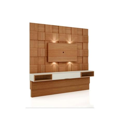 Painel Quadriculado Para Tv Até 60 Polegadas C/ Led Freijo/Off White - Dalla costa Menor preço em Painel Quadriculado Para Tv Até 60 Polegadas C/ Led Freijo/Off White - Dalla costa