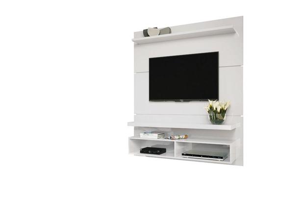 Painel Suspenso com Bancada Life 1.3 Branco - HB Móveis Menor preço em Painel Suspenso com Bancada Life 1.3 Branco - HB Móveis