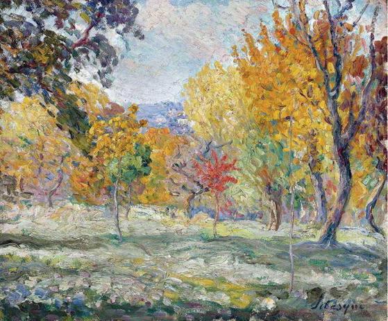 Paisagem com Árvores - Henri Lebasque - Tela 50x60 Para Quadro - Santhatela é ruim? Paisagem com Árvores - Henri Lebasque - Tela 50x60 Para Quadro - Santhatela é boa?