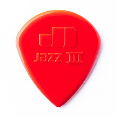 Palheta Dunlop Nylon Jazz III - Vermelha Menor preço em Palheta Dunlop Nylon Jazz III - Vermelha