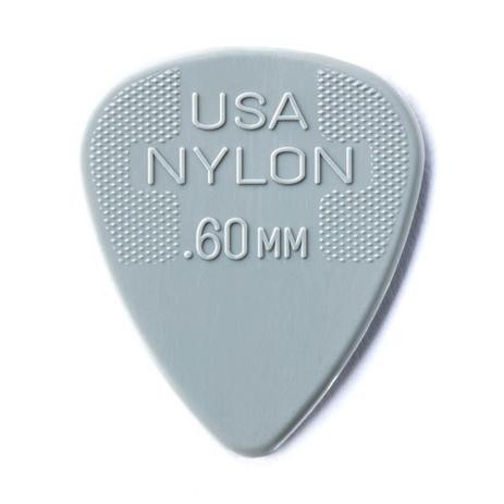 Palheta Dunlop Nylon Standard 0,60MM - Cinza Claro Menor preço em Palheta Dunlop Nylon Standard 0,60MM - Cinza Claro
