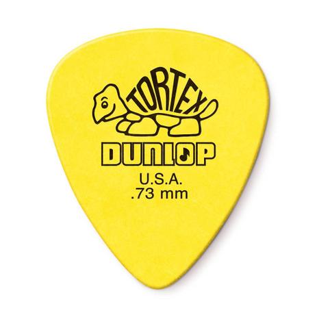 Palheta Dunlop Tortex 0,73MM - Amarela Menor preço em Palheta Dunlop Tortex 0,73MM - Amarela