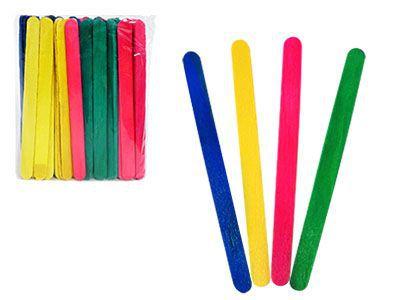 Palito de Picole Colorido c/ 50 unidades Kit c/10 pacotes - Assete Menor preço em Palito de Picole Colorido c/ 50 unidades Kit c/10 pacotes - Assete