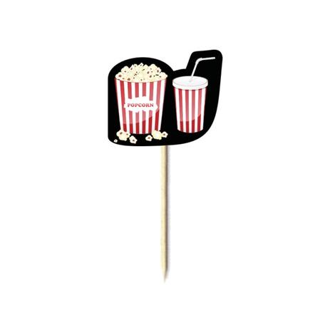 Palito Pick Decorativo Cinema Hollywood Pipoca 10 unidades Duster - Festabox é boa?