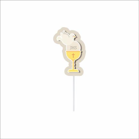 Palito Pick Taça Primeira Comunhão 10 unidades Duster - Festabox é boa?