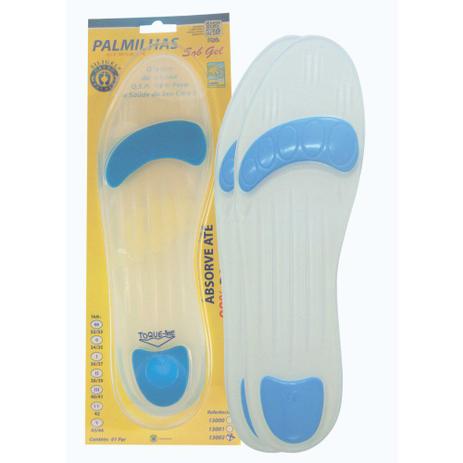 Palmilha de Silicone Sob Gel com Ponto Azul 13002 Orthopauher Menor preço em Palmilha de Silicone Sob Gel com Ponto Azul 13002 Orthopauher