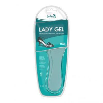 Palmilha Lady Gel 1 par tamanho único ref.: 8033 Só pés Menor preço em Palmilha Lady Gel 1 par tamanho único ref.: 8033 Só pés