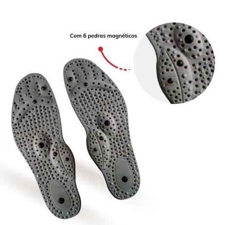 Menor preço em Palmilha Magnética Terapêutica Aoyama Terapia Do-in 1 par - Ayoama