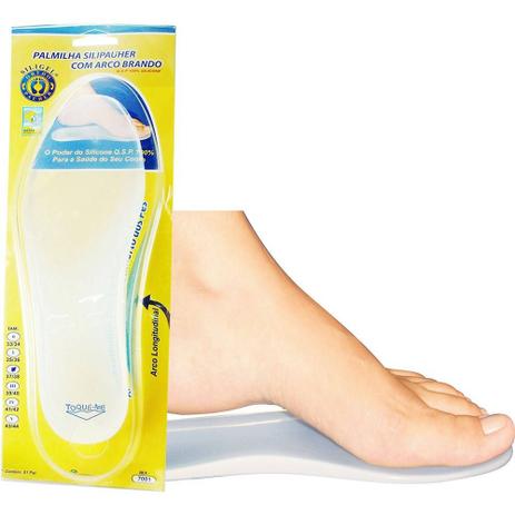Palmilha Siligel com Arco Terapêutico Adulto - Ortho Pauher Menor preço em Palmilha Siligel com Arco Terapêutico Adulto - Ortho Pauher