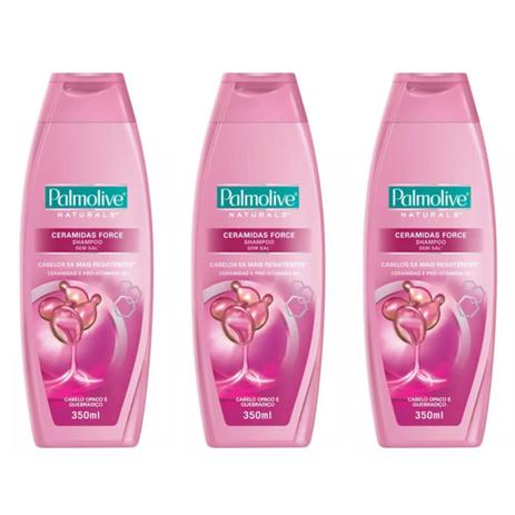 Palmolive Ceramidas Shampoo 350ml (Kit C/03) Menor preço em Palmolive Ceramidas Shampoo 350ml (Kit C/03)