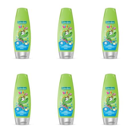 Palmolive Kids Cachos Condicionador Infantil 350ml (Kit C/06) Menor preço em Palmolive Kids Cachos Condicionador Infantil 350ml (Kit C/06)
