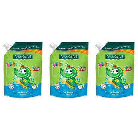 Palmolive Kids Cachos Shampoo Infantil Refil 200ml (Kit C/03) Menor preço em Palmolive Kids Cachos Shampoo Infantil Refil 200ml (Kit C/03)
