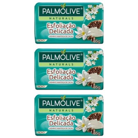 Palmolive Naturals Esfoliação Delicada Sabonete Jamim 85g (Kit C/03) Menor preço em Palmolive Naturals Esfoliação Delicada Sabonete Jamim 85g (Kit C/03)