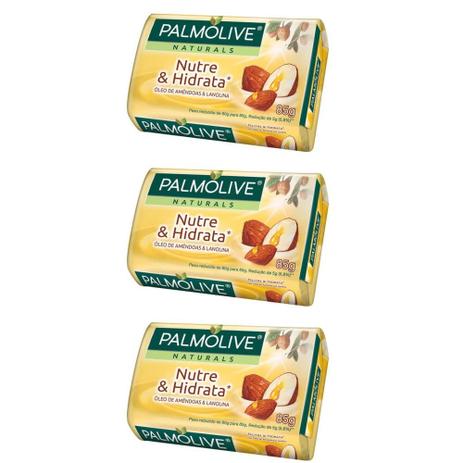 Palmolive Naturals Nutre e Hidrata Sabonete Lanolina 85g (Kit C/03) Menor preço em Palmolive Naturals Nutre e Hidrata Sabonete Lanolina 85g (Kit C/03)