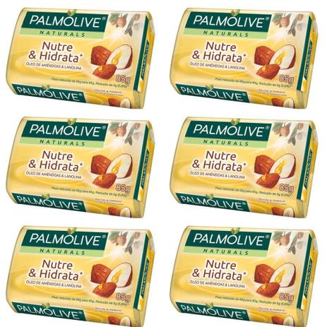 Palmolive Naturals Nutre e Hidrata Sabonete Lanolina 85g (Kit C/06) Menor preço em Palmolive Naturals Nutre e Hidrata Sabonete Lanolina 85g (Kit C/06)