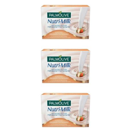 Palmolive Nutrimilk Karité Sabonete 85g (Kit C/03) Menor preço em Palmolive Nutrimilk Karité Sabonete 85g (Kit C/03)