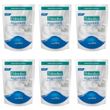 Palmolive Nutrimilk Sabonete Líquido Refil 200ml (Kit C/06) Menor preço em Palmolive Nutrimilk Sabonete Líquido Refil 200ml (Kit C/06)