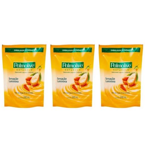 Palmolive Óleo De Argan Sabonete Líquido Refil 200ml (Kit C/03) Menor preço em Palmolive Óleo De Argan Sabonete Líquido Refil 200ml (Kit C/03)