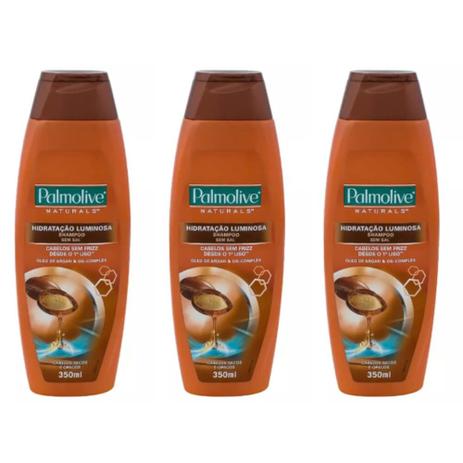 Palmolive Óleo De Argan Shampoo 350ml (Kit C/03) Menor preço em Palmolive Óleo De Argan Shampoo 350ml (Kit C/03)