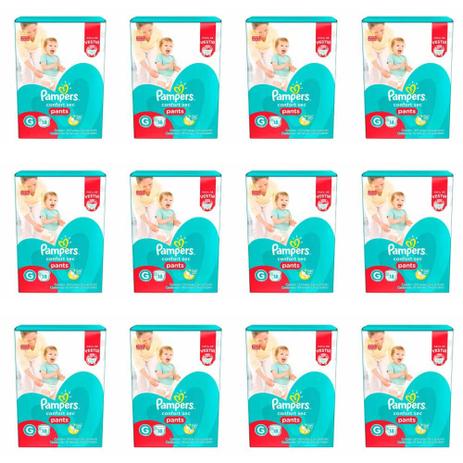 Pampers Comfort Sec Pants Fralda Infantil G C/18 (Kit C/12) Menor preço em Pampers Comfort Sec Pants Fralda Infantil G C/18 (Kit C/12)