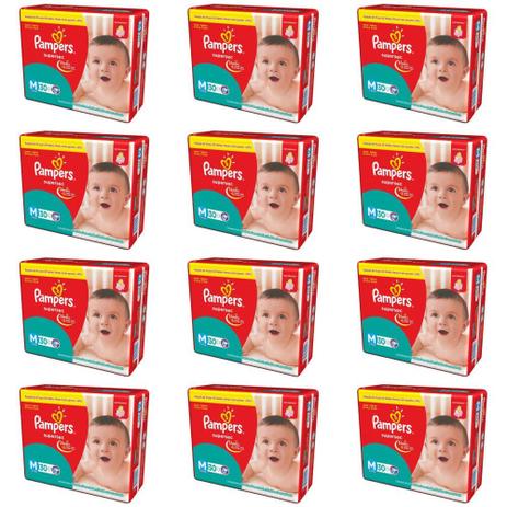 Pampers Supersec Fralda Infantil M C/30 (Kit C/12) Menor preço em Pampers Supersec Fralda Infantil M C/30 (Kit C/12)
