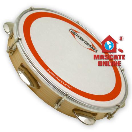 Pandeiro 10 pol madeira Contemporânea 20CTSSNP profissional pele supernylon - super leve Menor preço em Pandeiro 10 pol madeira Contemporânea 20CTSSNP profissional pele supernylon - super leve