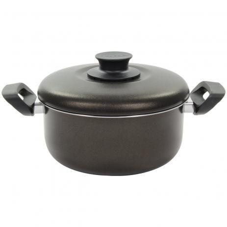 Menor preço em Panela Caçarola Antiaderente Preta - 16 cm - Alufort