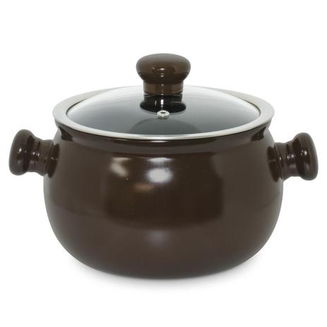 Panela Caçarola Cerâmica 18cm 3 Litros Chocolate Ceraflame Menor preço em Panela Caçarola Cerâmica 18cm 3 Litros Chocolate Ceraflame