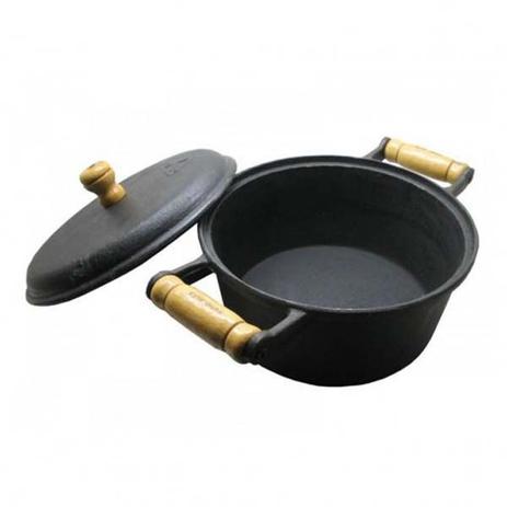 Panela Caçarola De Ferro Fundido e Cabo De Madeira 5,6l Nº 28 - Santana - Fundição Santana Menor preço em Panela Caçarola De Ferro Fundido e Cabo De Madeira 5,6l Nº 28 - Santana - Fundição Santana