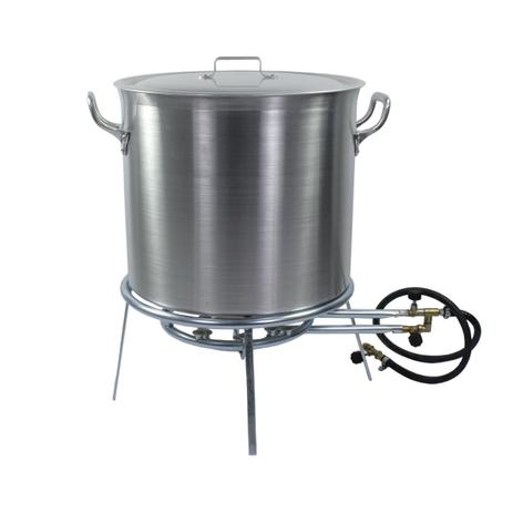 Panela Caldeirão Alumínio 40 Litros Fogareiro 16 Chamas - Wp connect Menor preço em Panela Caldeirão Alumínio 40 Litros Fogareiro 16 Chamas - Wp connect