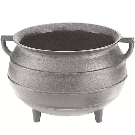 Panela Caldeirão Tradição Ferro Fundido Tripé De Ferro S/Tampa Panela Mineira 16 Litros Menor preço em Panela Caldeirão Tradição Ferro Fundido Tripé De Ferro S/Tampa Panela Mineira 16 Litros