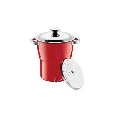 Panela Cuscuzeira Inox Vermelha - Haüskraft é ruim? Panela Cuscuzeira Inox Vermelha - Haüskraft é boa?