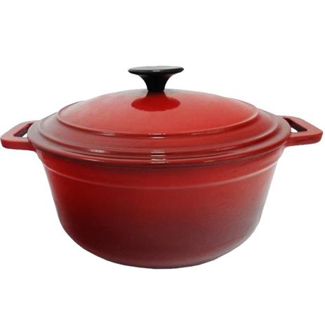 Panela de Ferro Esmaltada Vermelho - Prime home decor Menor preço em Panela de Ferro Esmaltada Vermelho - Prime home decor