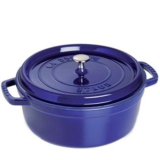 Panela de Ferro para Risoto Staub Azul Marinho 26CM 3,8L - 16218 Menor preço em Panela de Ferro para Risoto Staub Azul Marinho 26CM 3,8L - 16218