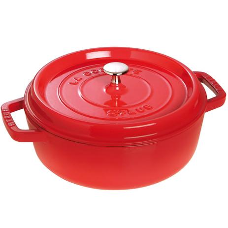 Panela de Ferro para Risoto Staub Vermelho Cereja 26CM 3,8L- 16235 Menor preço em Panela de Ferro para Risoto Staub Vermelho Cereja 26CM 3,8L- 16235