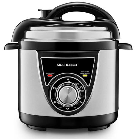 Panela de Pressão Elétrica 4L Multilaser Menor preço em Panela de Pressão Elétrica 4L Multilaser