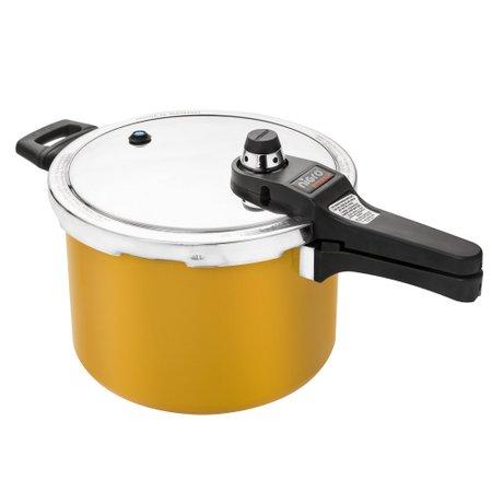 Panela de Pressão Nigro Eterna 6 Litros, amarela Menor preço em Panela de Pressão Nigro Eterna 6 Litros, amarela