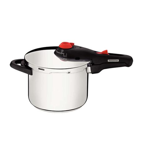 Panela de Pressão Solar Tramontina com Cozi-Vapore em Aço Inox 6 L Menor preço em Panela de Pressão Solar Tramontina com Cozi-Vapore em Aço Inox 6 L