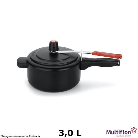 Panela de Pressão Teflon 3,0 L - Multiflon Menor preço em Panela de Pressão Teflon 3,0 L - Multiflon