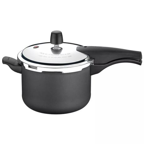 Panela de pressão tramontina 4,5l antiaderente teflon preta Menor preço em Panela de pressão tramontina 4,5l antiaderente teflon preta