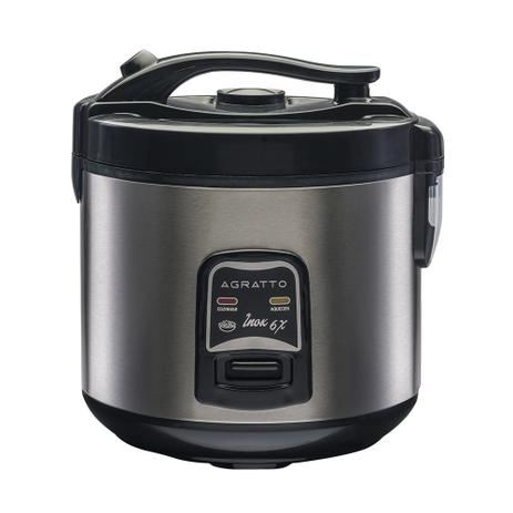 Panela Elétrica de Arroz e Legumes Agratto PAI6X-02 Inox com Cuba Antiaderente c/ Capacidade de 6 xícaras 400W 220V é boa?
