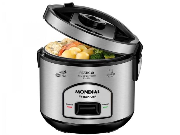 Panela Elétrica de Arroz Mondial Pratic Rice 10i - PE-43-6X 500W 6 Xícaras