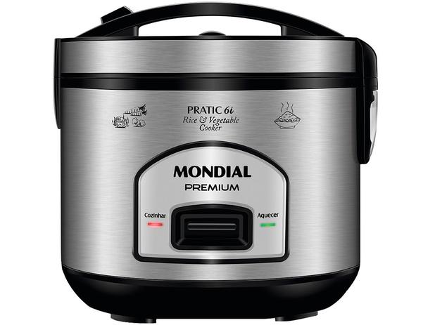 Panela Elétrica de Arroz Mondial Pratic Rice 10i – PE-43-6X 500W 6 Xícaras