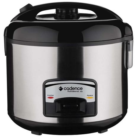 Panela Elétrica De Arroz Multifuncional 127V 700W Multisabores 1,8L Inox PAN203 Cadence. Menor preço em Panela Elétrica De Arroz Multifuncional 127V 700W Multisabores 1,8L Inox PAN203 Cadence.
